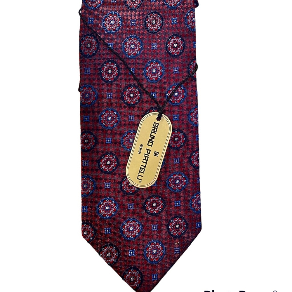 BRUNO PIATTELLI HAND MADE ITALIAN SILK TIE